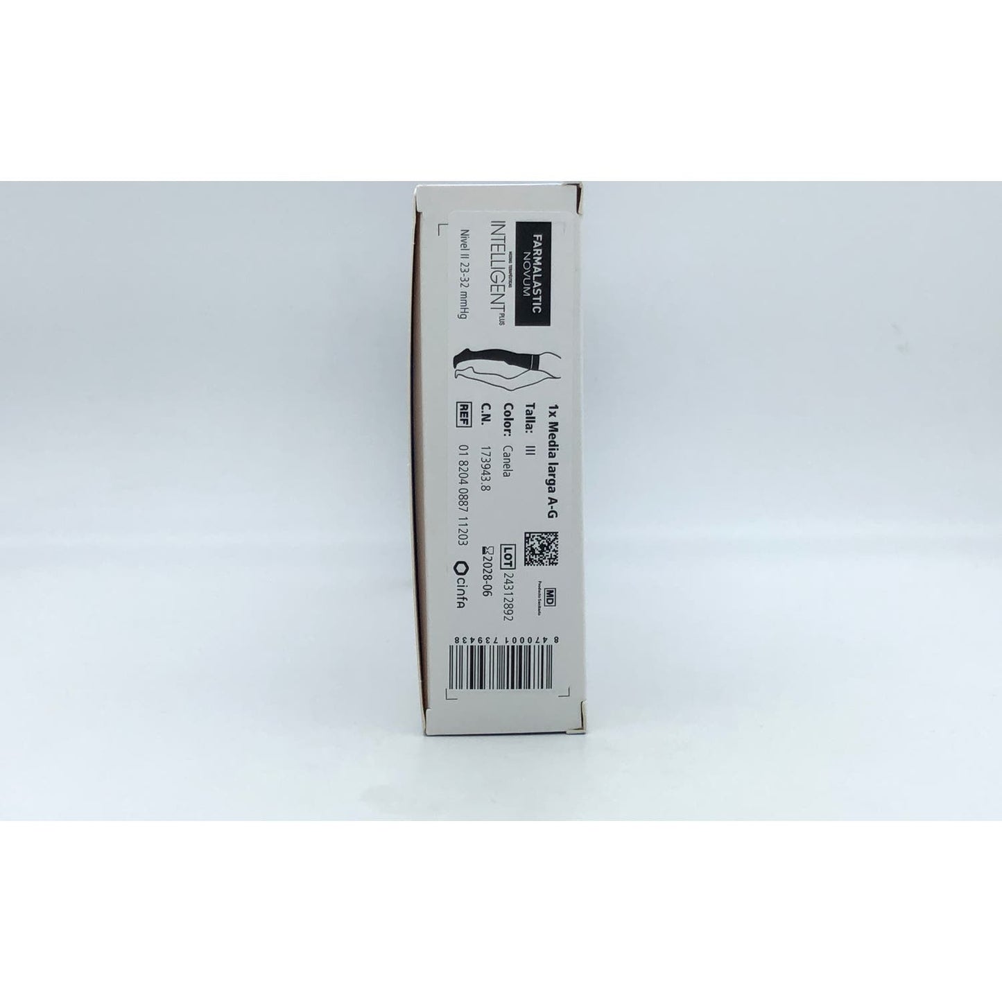 Farmalastic Novum Media Larga Intelligent Plus Compresion Normal Canela T-3