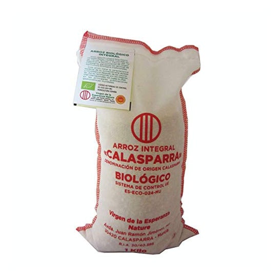 Calasparra Arroz Integral Bio Envase Tela 1kg