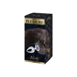 Alive Anal Pleasure Plug Metal Cola de Zorro Talla L 1ud