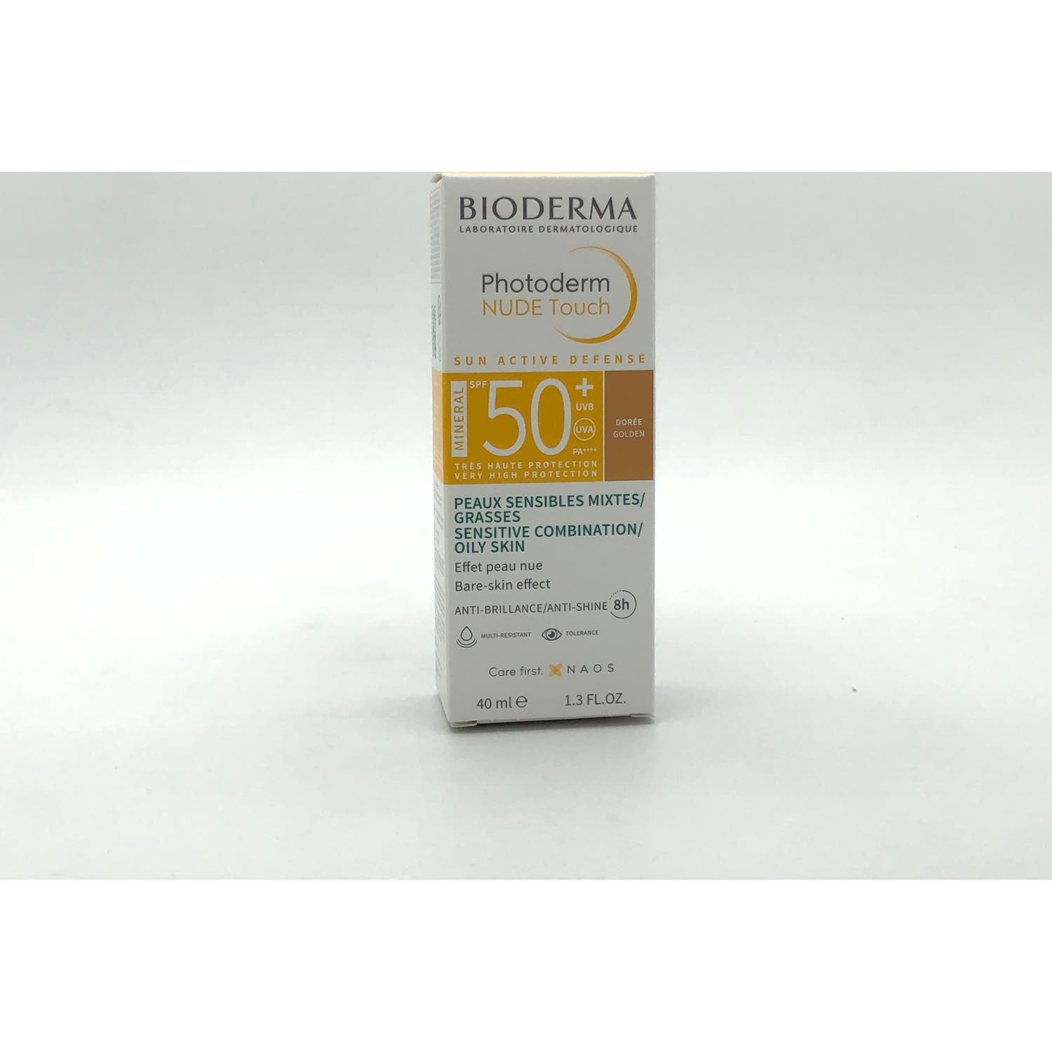 Bioderma Photoderm NUDE Touch Mineral SPF50+ Dorado 40ml