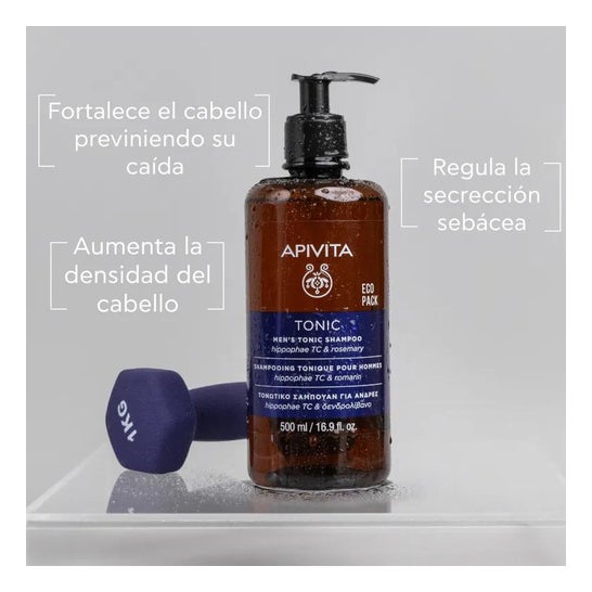 Apivita Tonic Champú Anticaída Hombre 500ml