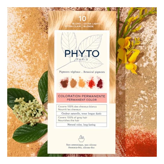 Phyto Phytocolor Tinte Cabello Kit 10 Rubio Claro Extra