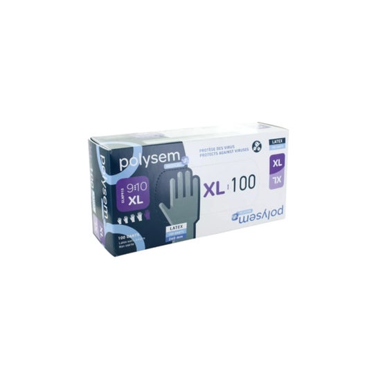Polysem Guantes Nitrilo Sin Polvo 9/10 XL 90uds