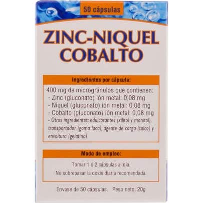 Neo Zinc-niquel-cobalto 50cáps