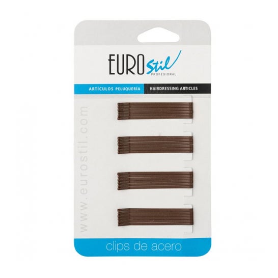 Eurostil Kit Clips Marrón Mate 50 mm 04484/69 24 uds