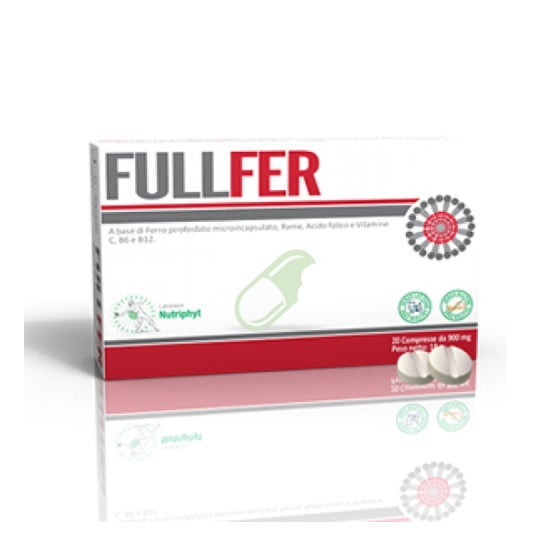 Laboratori Nutriphyt Linea Bienestar Fullfer 20 comp