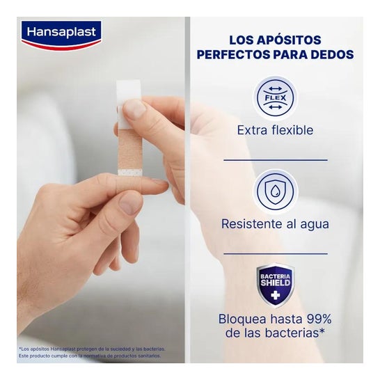 Hansaplast Elastic Finger Strips Apósitos para Dedos 16uds
