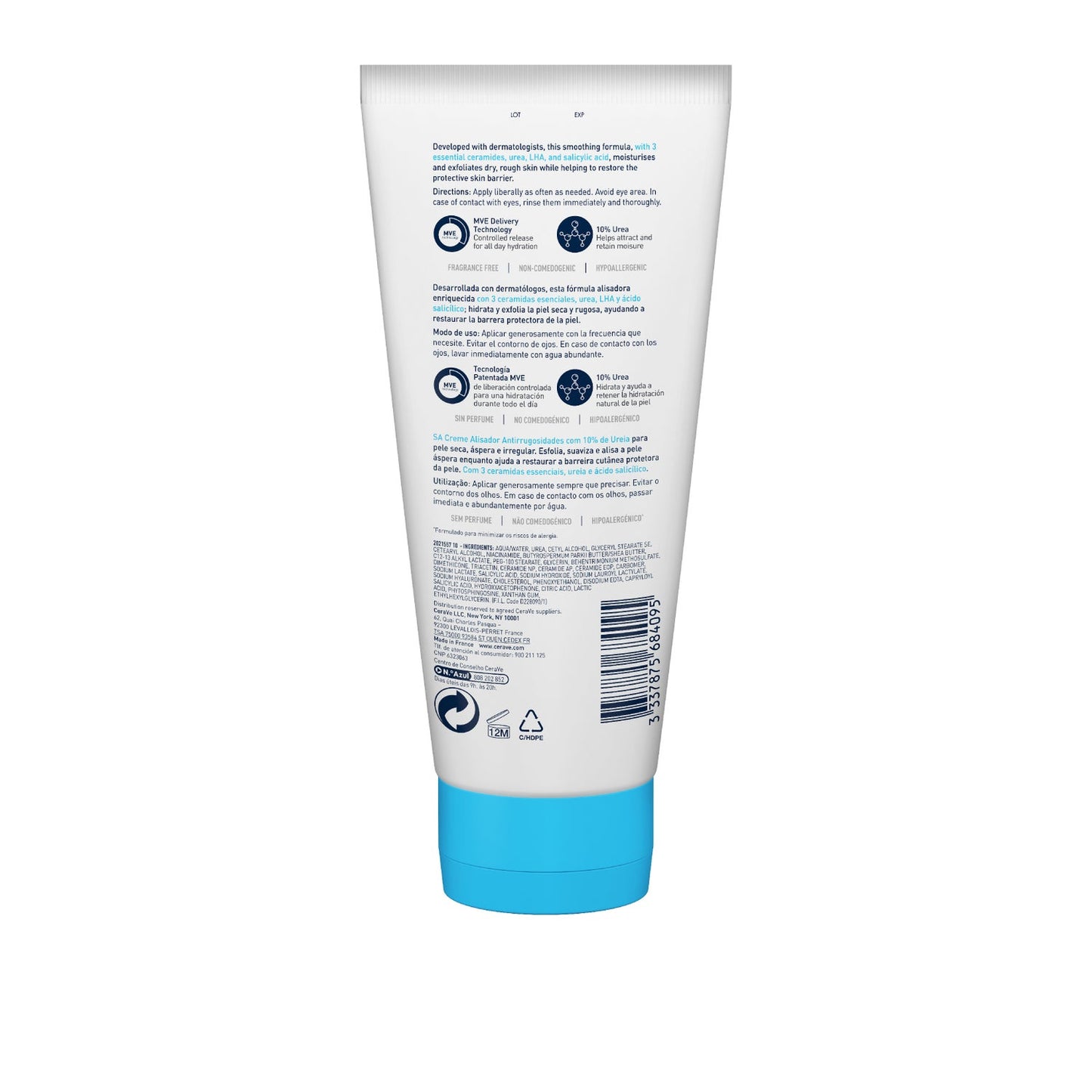 CeraVe® SA Crema Alisadora Anti-Rugosidades 177ml