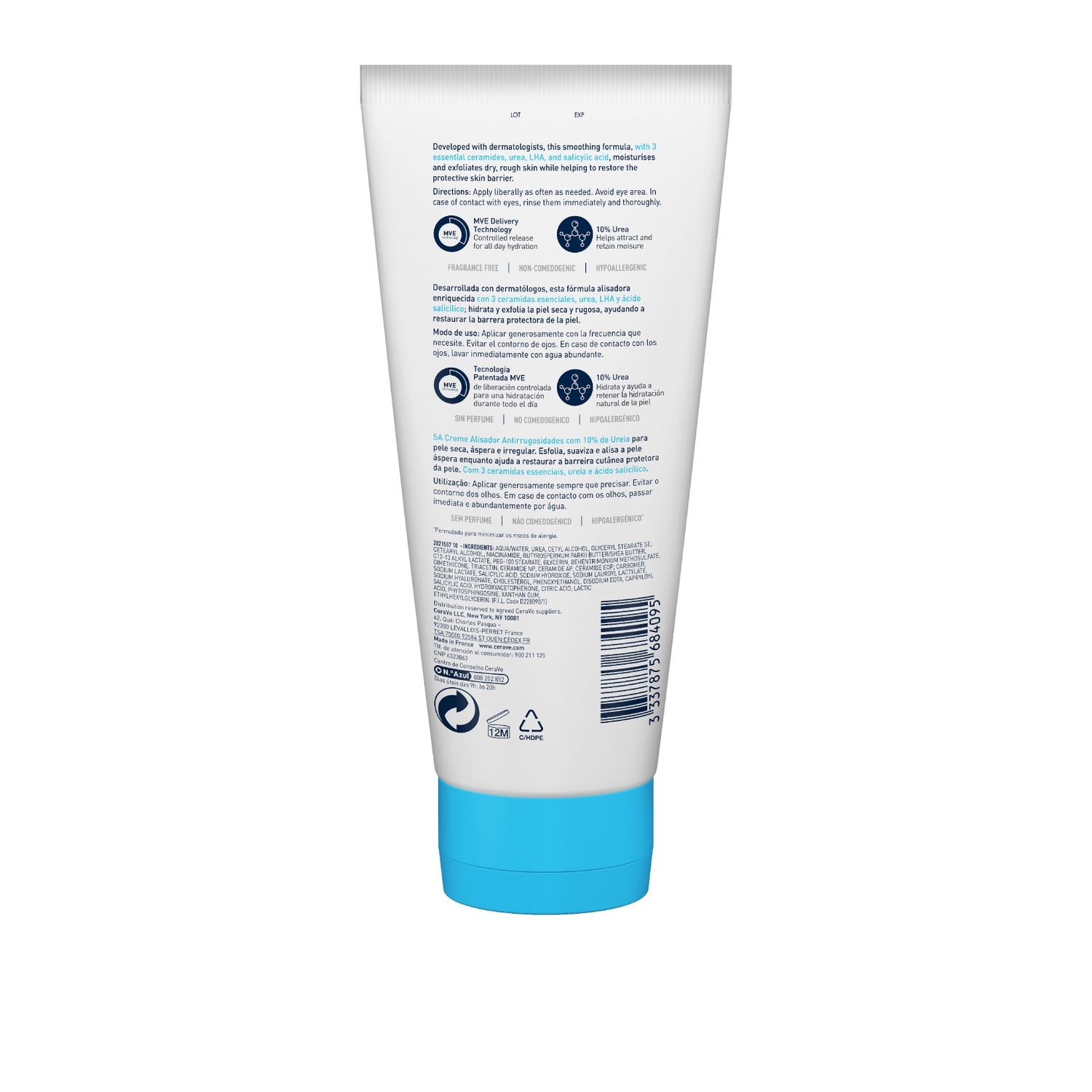 CeraVe® SA Crema Alisadora Anti-Rugosidades 177ml