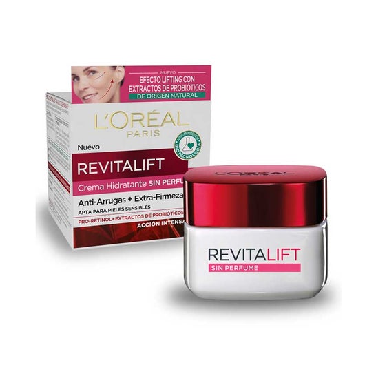 L'Oréal Revitalift Sin Perfume Piel Sensible Antiarrugas SPF15 50ml