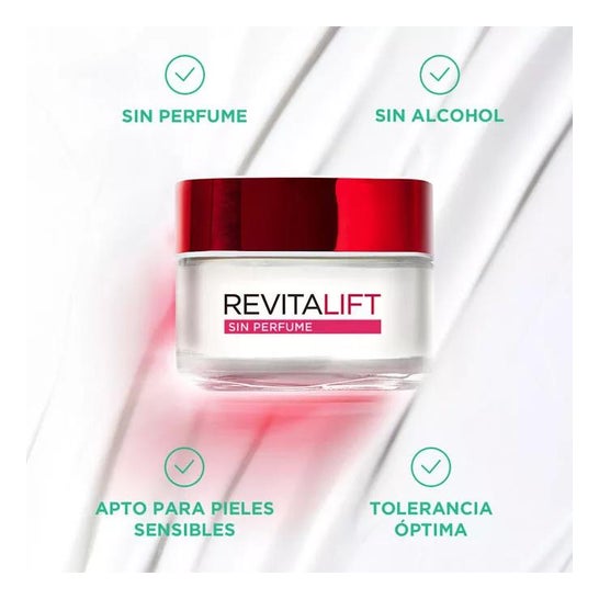L'Oréal Revitalift Sin Perfume Piel Sensible Antiarrugas SPF15 50ml