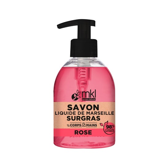Mkl Jabón Líquido de Marsella Rosa Bio 300 ml