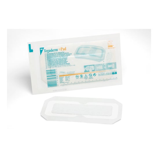 3M Tegaderm Plus Pad Adhesive Dressing 9x10cm 5 pcs