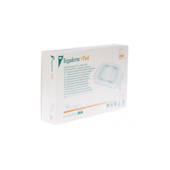 3M Tegaderm Plus Pad Adhesive Dressing 9x10cm 5 pcs