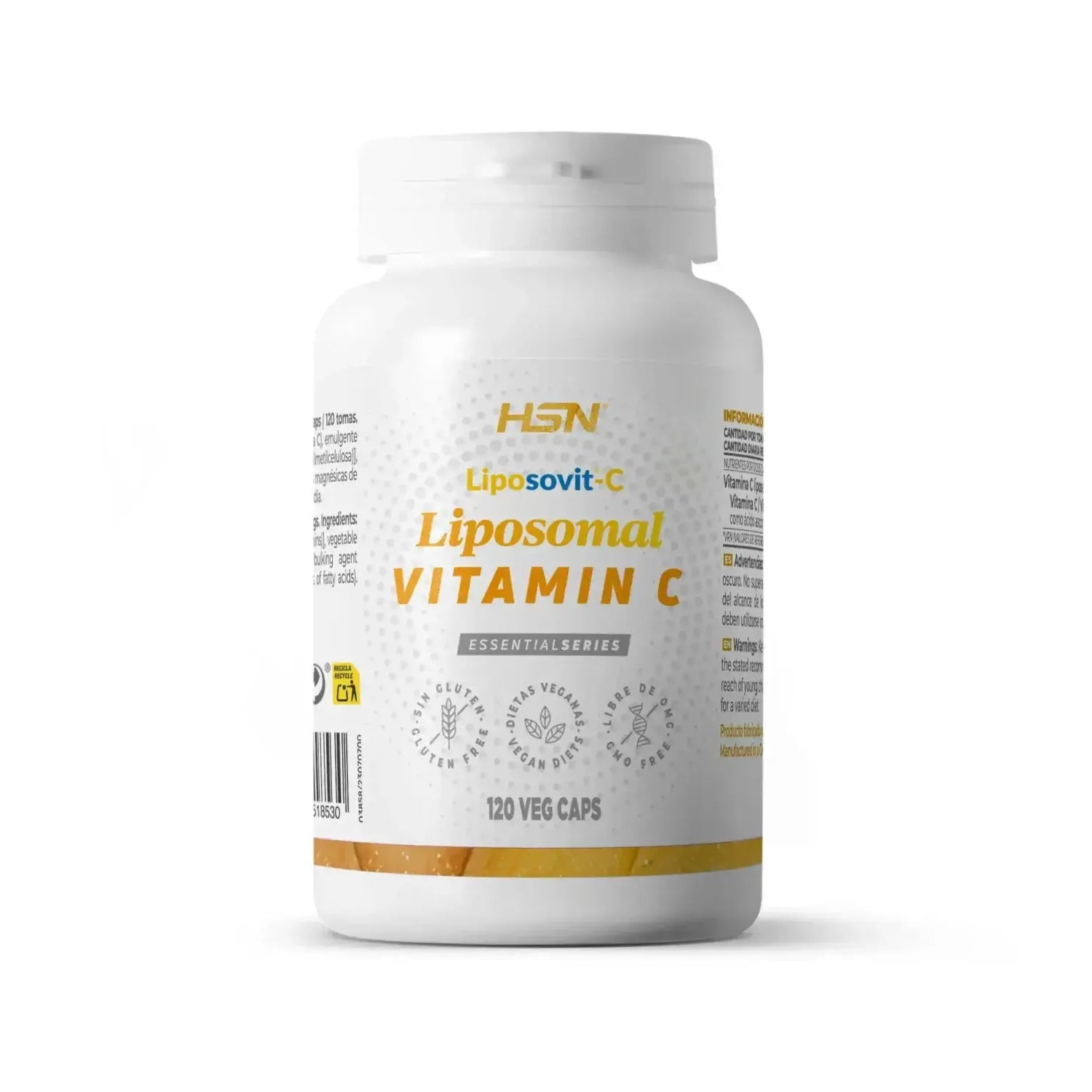 HSN Vitamina C Liposomada Liposovit® 500mg Vitamina C 120vcaps