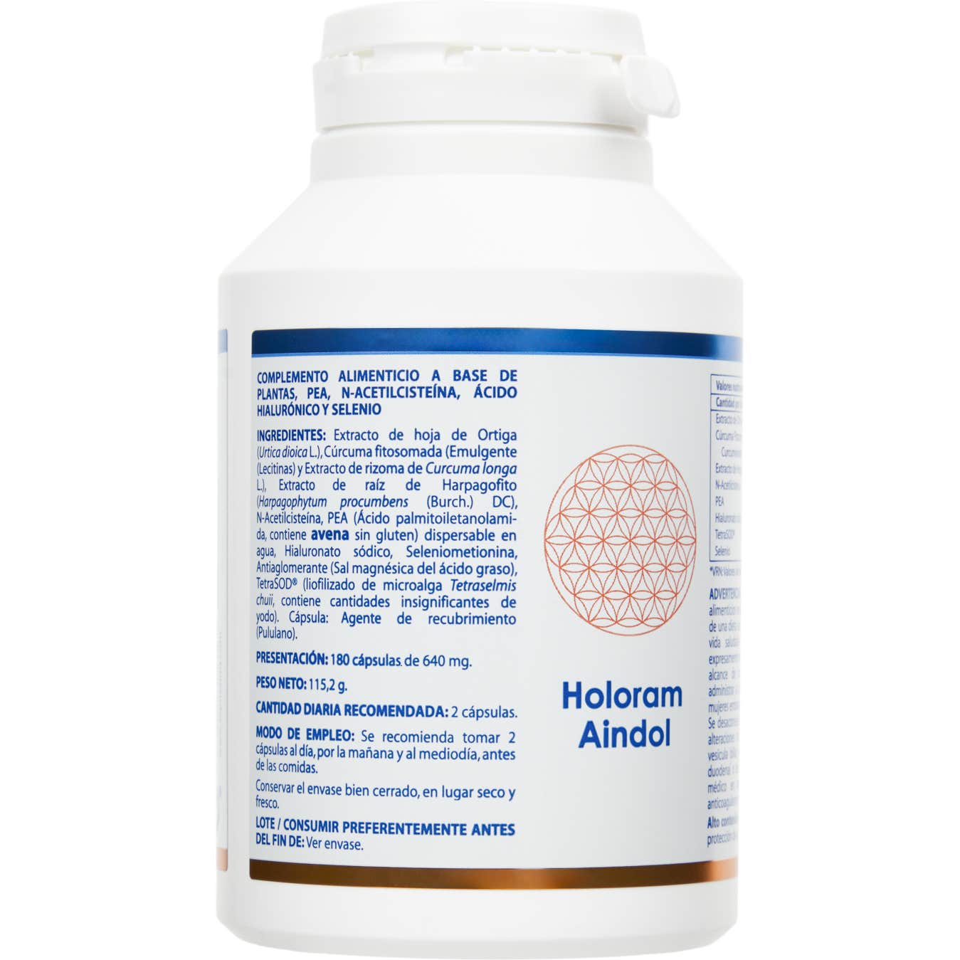 Equisalud Holoram Aindol 180caps