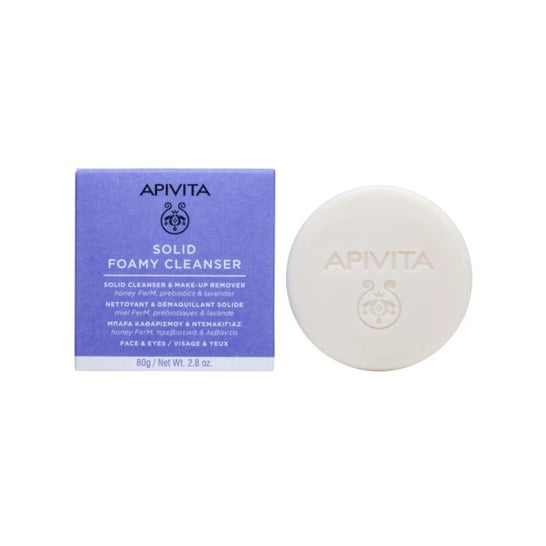 Apivita Espuma Limpeza Suave Rosto e Olhos 80g