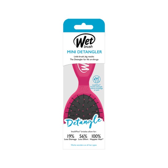 Wet Brush Mini Detangler Pink 1 ud