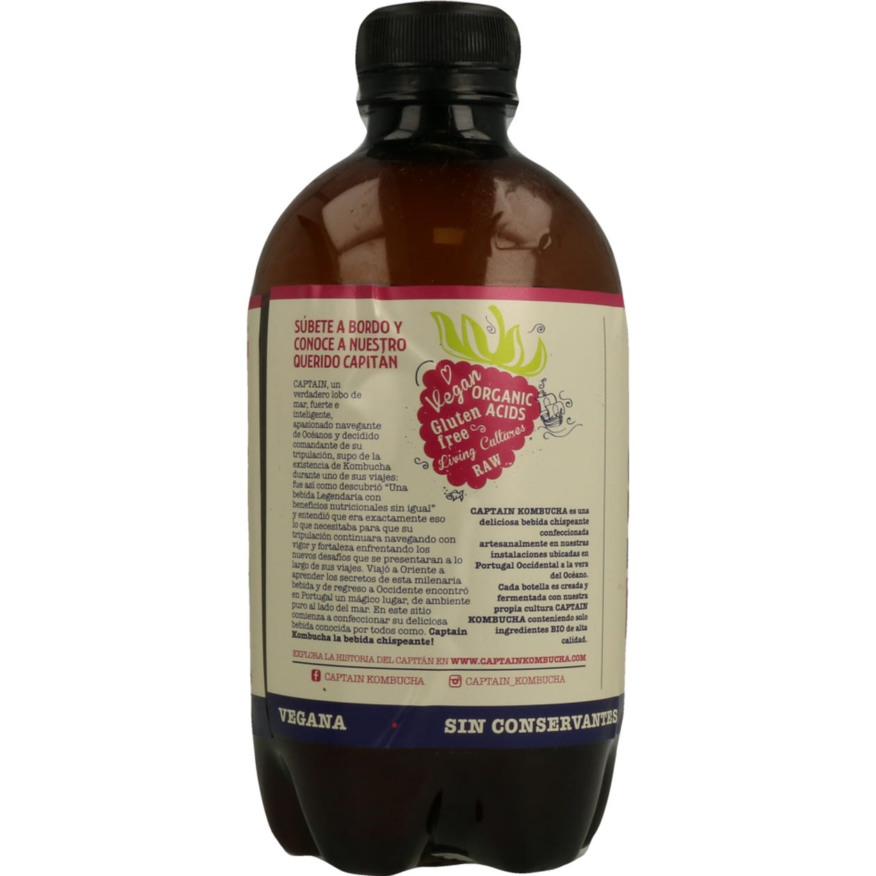 Kombucha California Frambuesa Bio 400ml