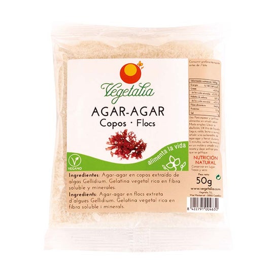 Vegetalia Algas Agar Agar Copos 50g