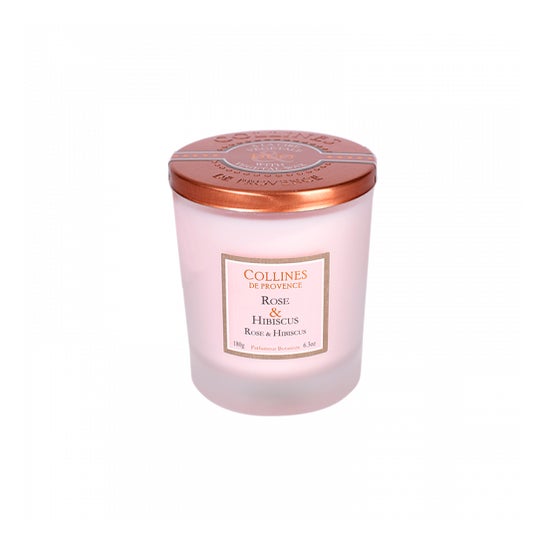 Collines de Provence Vela Perfumada de Rosa e Hibisco 180g
