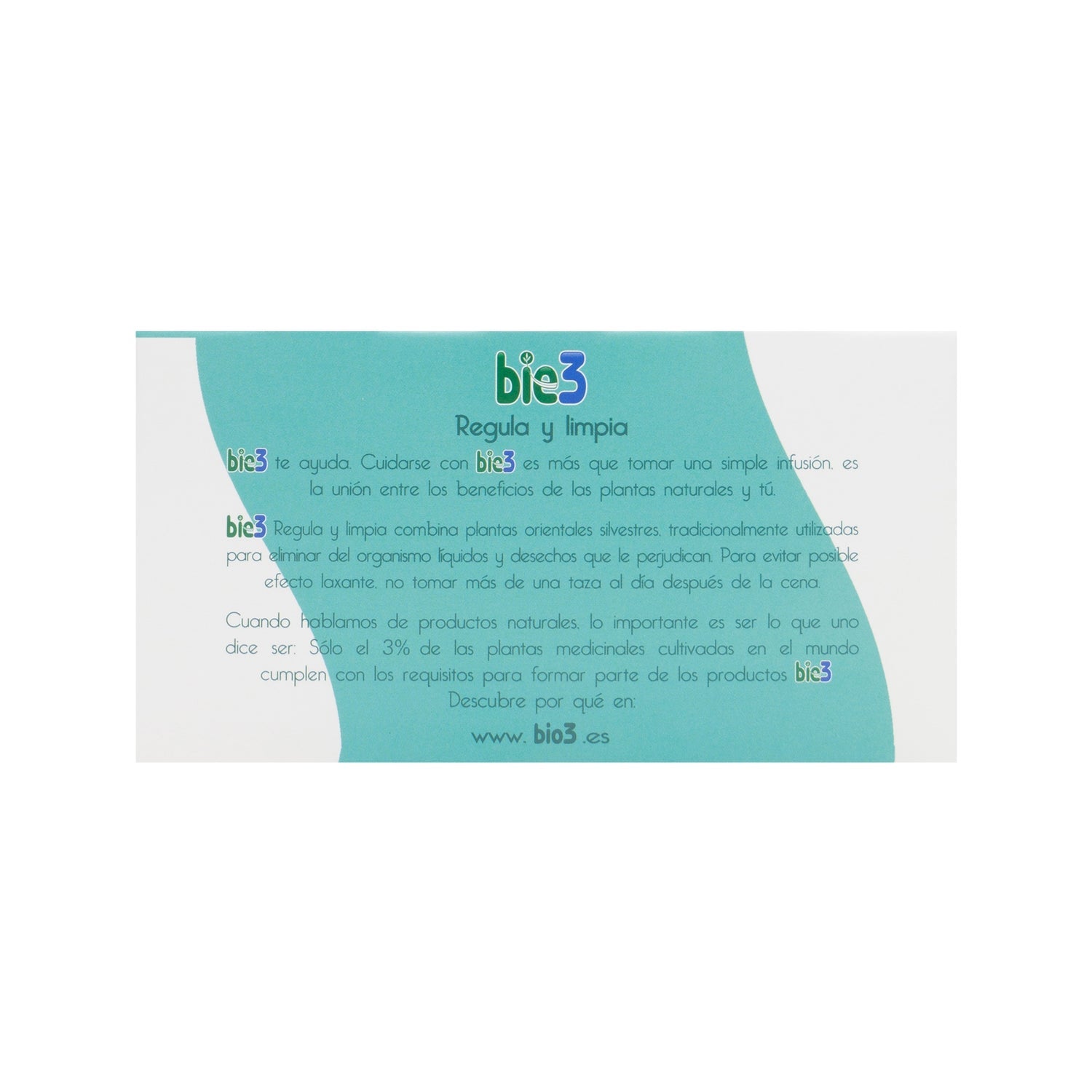 Bio3 Regula y limpia 25 bolsitas