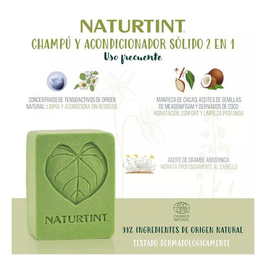 Naturtint Champú Sólido Cosmos Uso Frecuente Pastilla 75 g