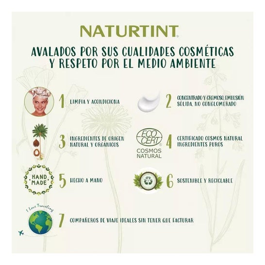 Naturtint Champú Sólido Cosmos Uso Frecuente Pastilla 75 g