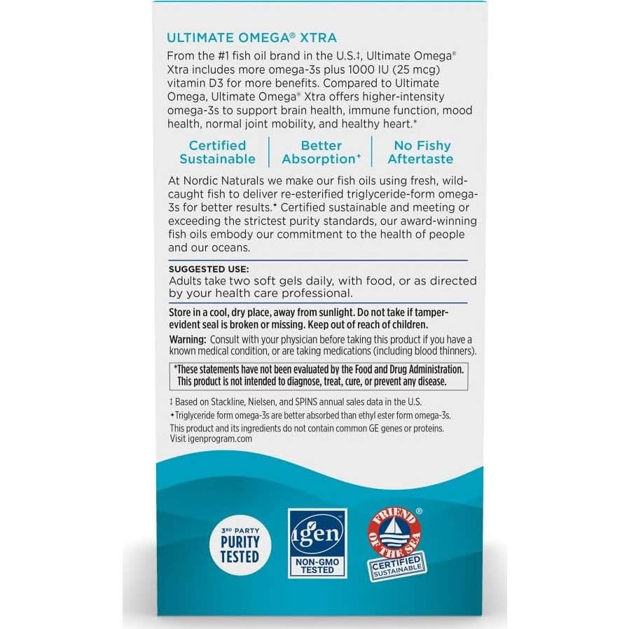 Nordic Naturals Ultimate Omega Xtra 60caps