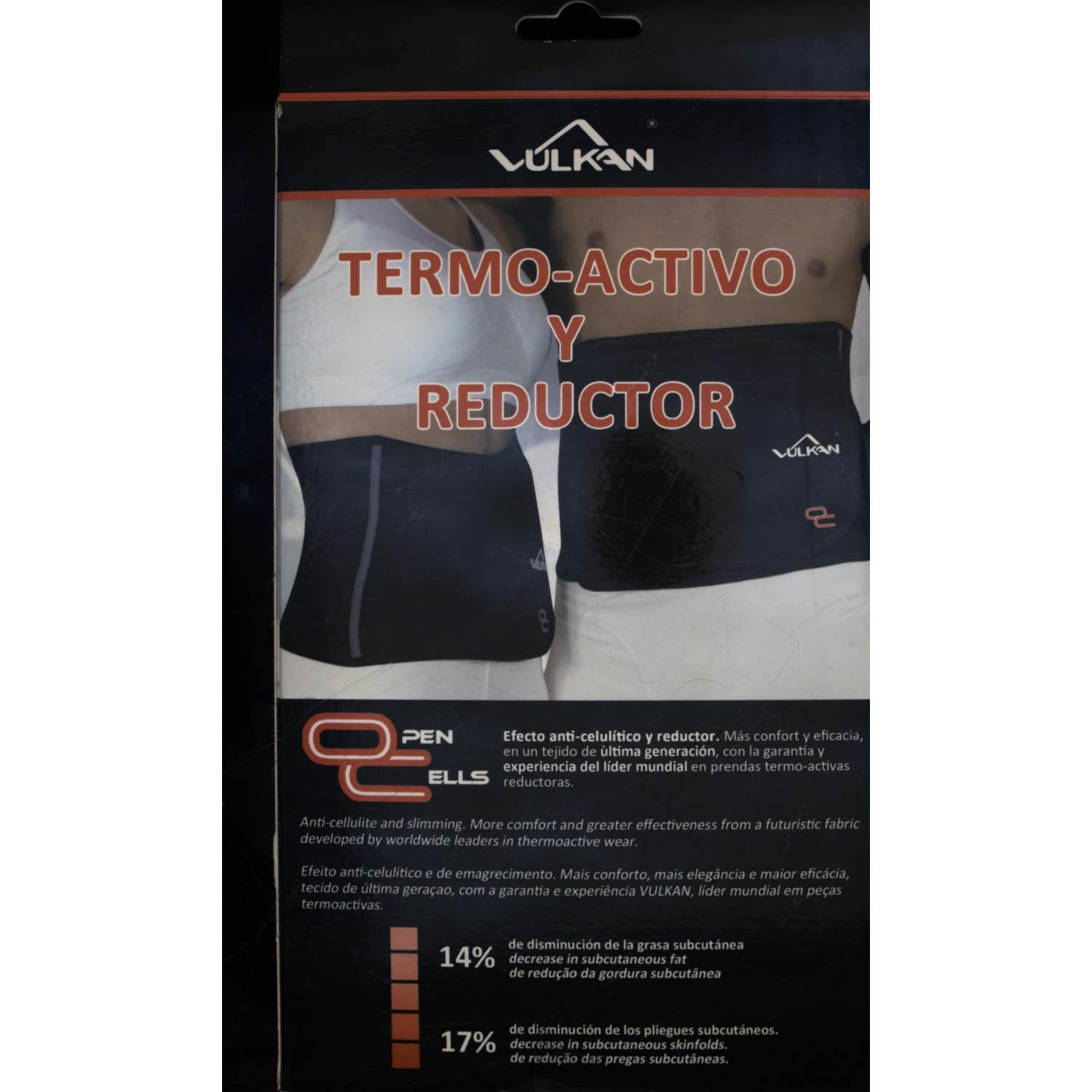 Vulkan Open Cells cinturón reductor unisex pequeño