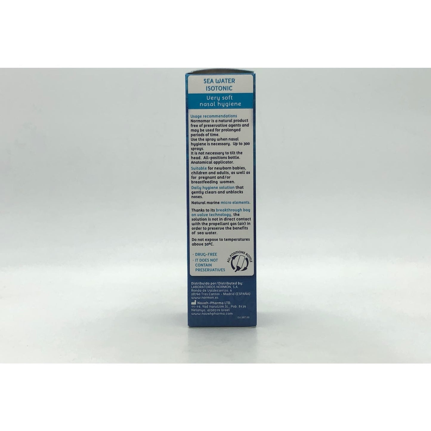 Normomar agua marina nasal spray 100ml
