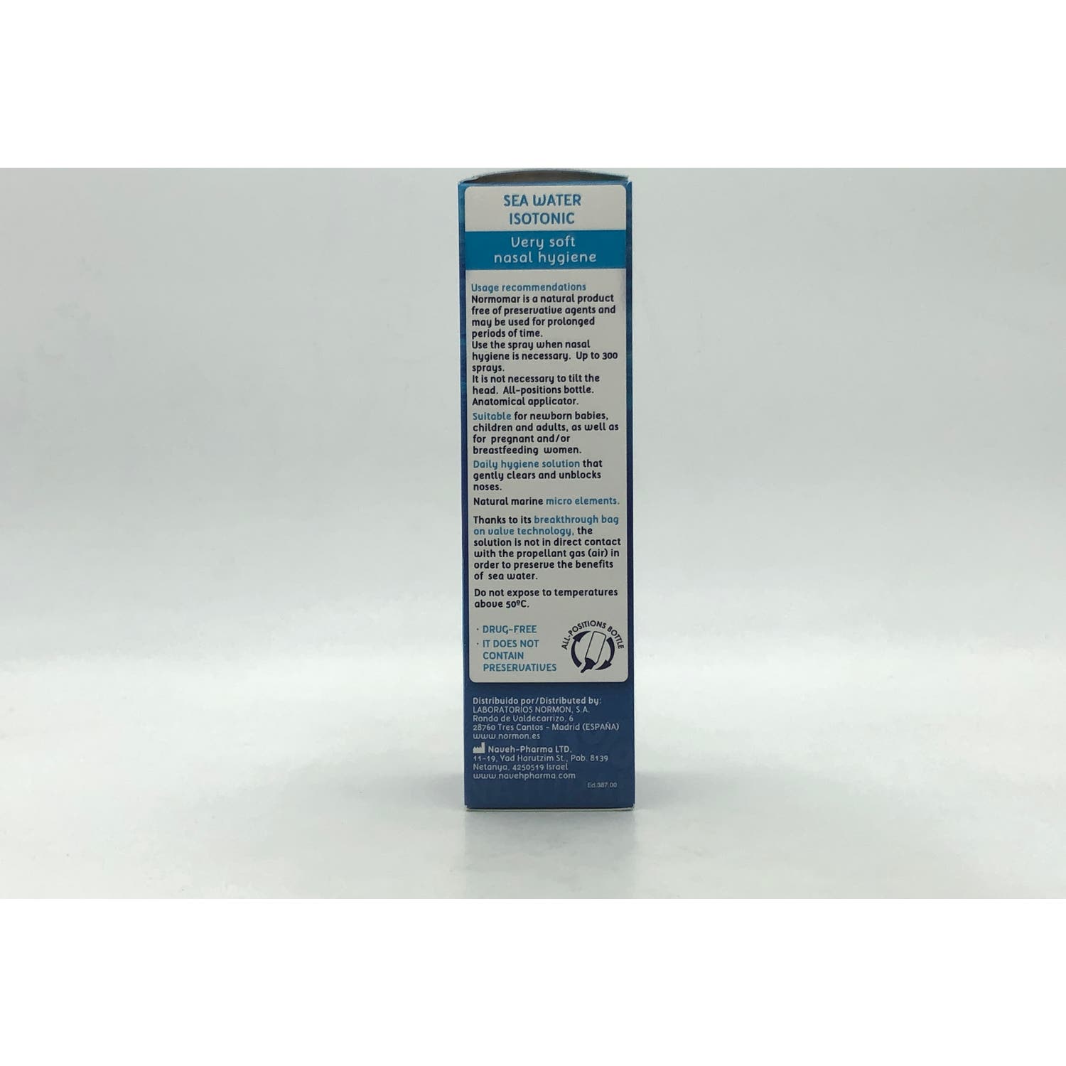 Normomar agua marina nasal spray 100ml