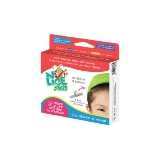 N-Lice® Strips Tiras Adhesivas Velcro® 4 uds