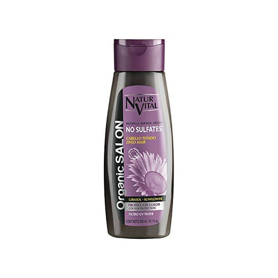 NaturVital Organic Salon Mascarilla Capilar Sin Sulfatos 300ml