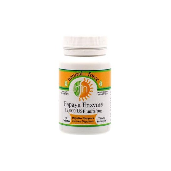Natural Force Enzimas de Papaya 60 comp
