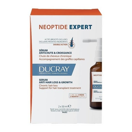 Ducray Neoptide Expert Sérum Anticaída y Crecimiento 2x50ml