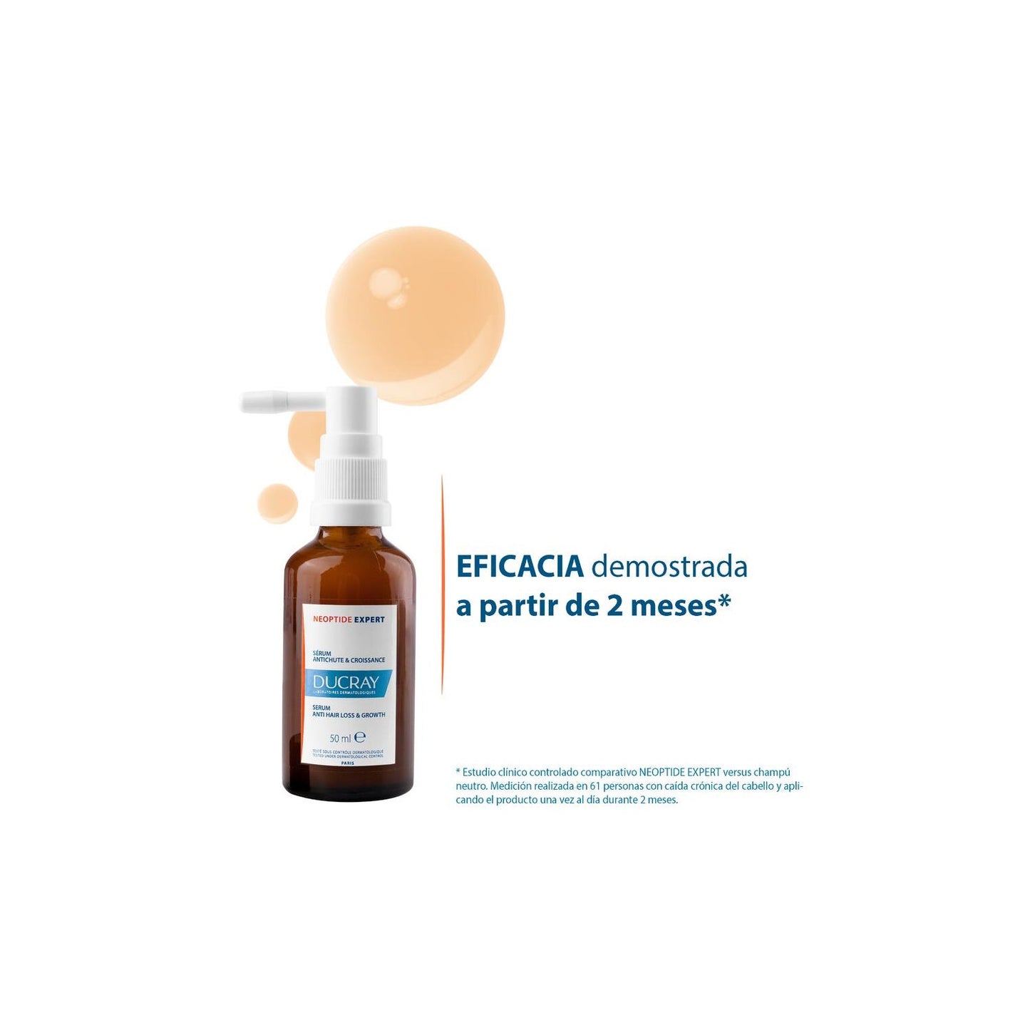 Ducray Neoptide Expert Sérum Anticaída y Crecimiento 2x50ml