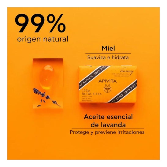 Apivita jabón con miel 125g
