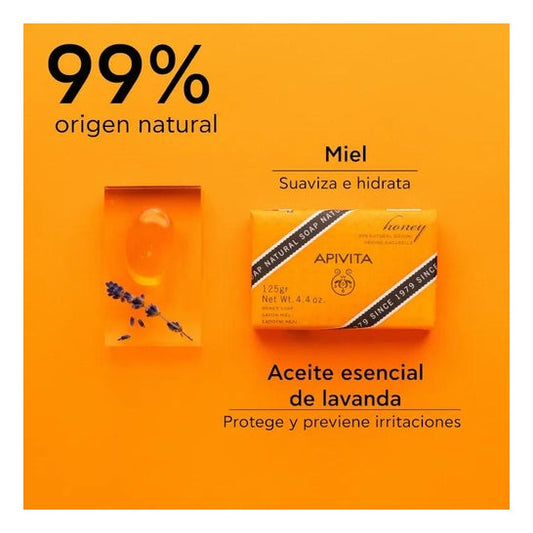 Apivita jabón con miel 125g