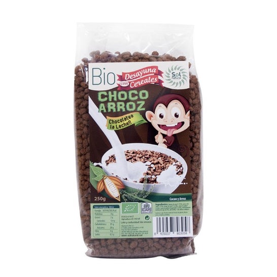 Solnatural Arroz Hinchado Choco Bio 250 g