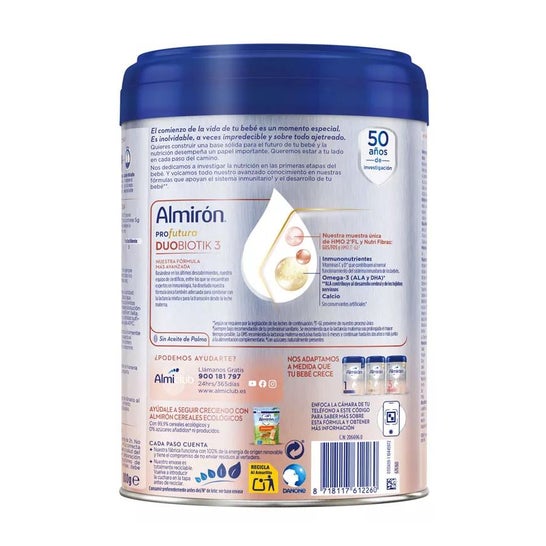 Almirón Profutura Duobiotik 3 Fórmula de Crecimiento 800g