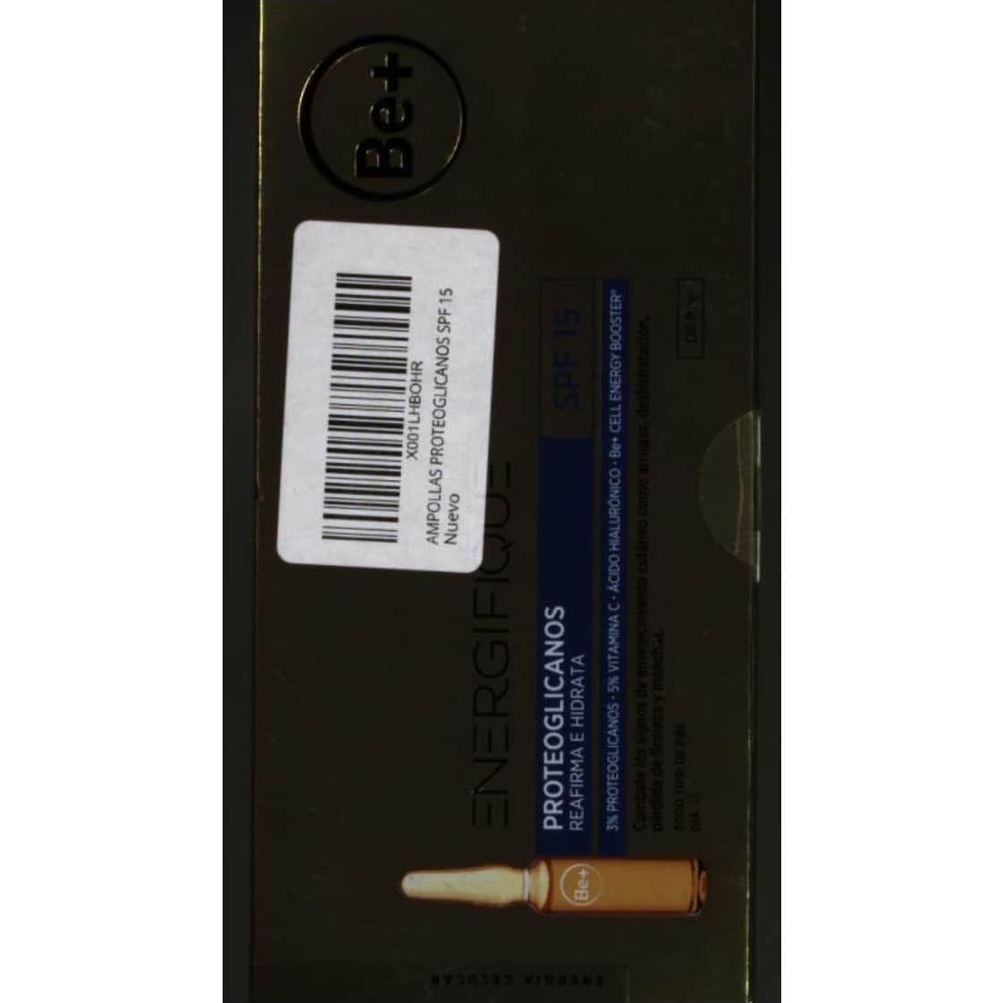 Be+ Ampollas Proteoglicanos SPF15 Energifeque 30x2ml
