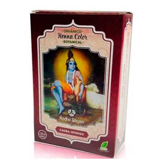 Radhe Shyam Henna Color Botanical Caoba Intenso 100g