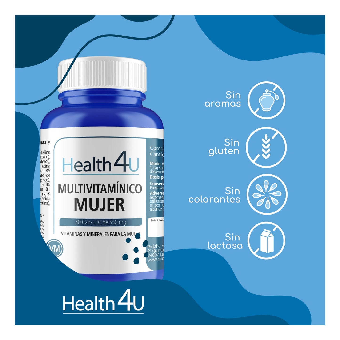 H4U Multivitamínico Mujer 30caps