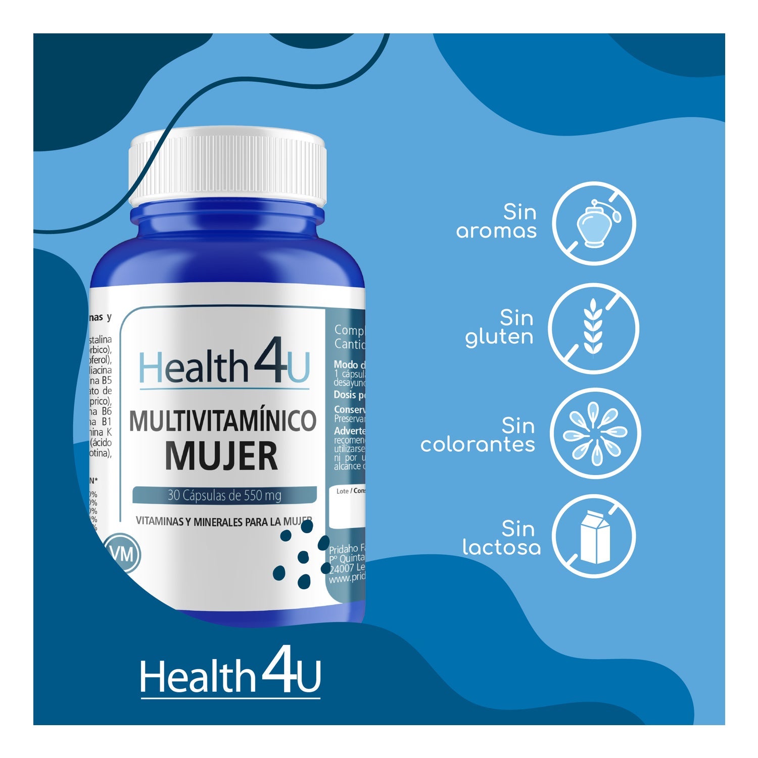 H4U Multivitamínico Mujer 30caps
