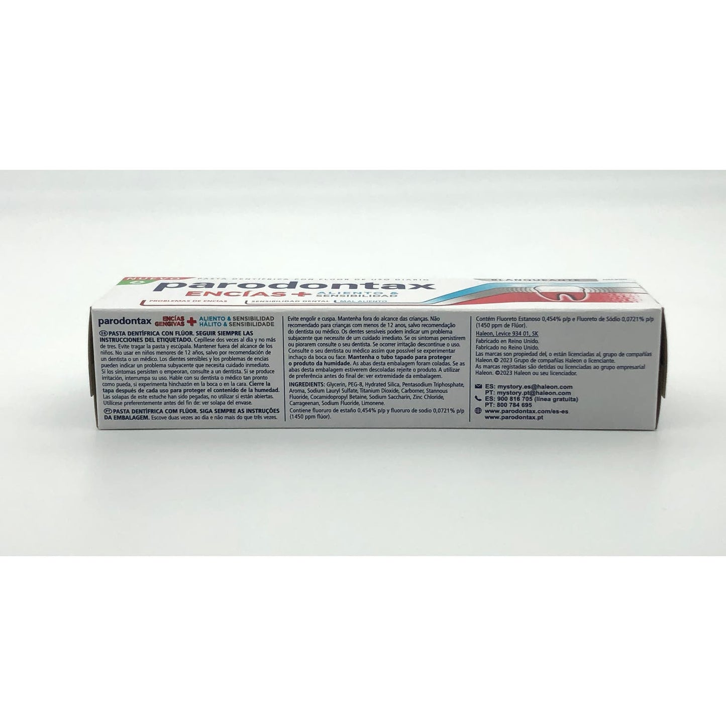 Parodontax Encías + Aliento & Sensibilidad Blanqueante 75ml
