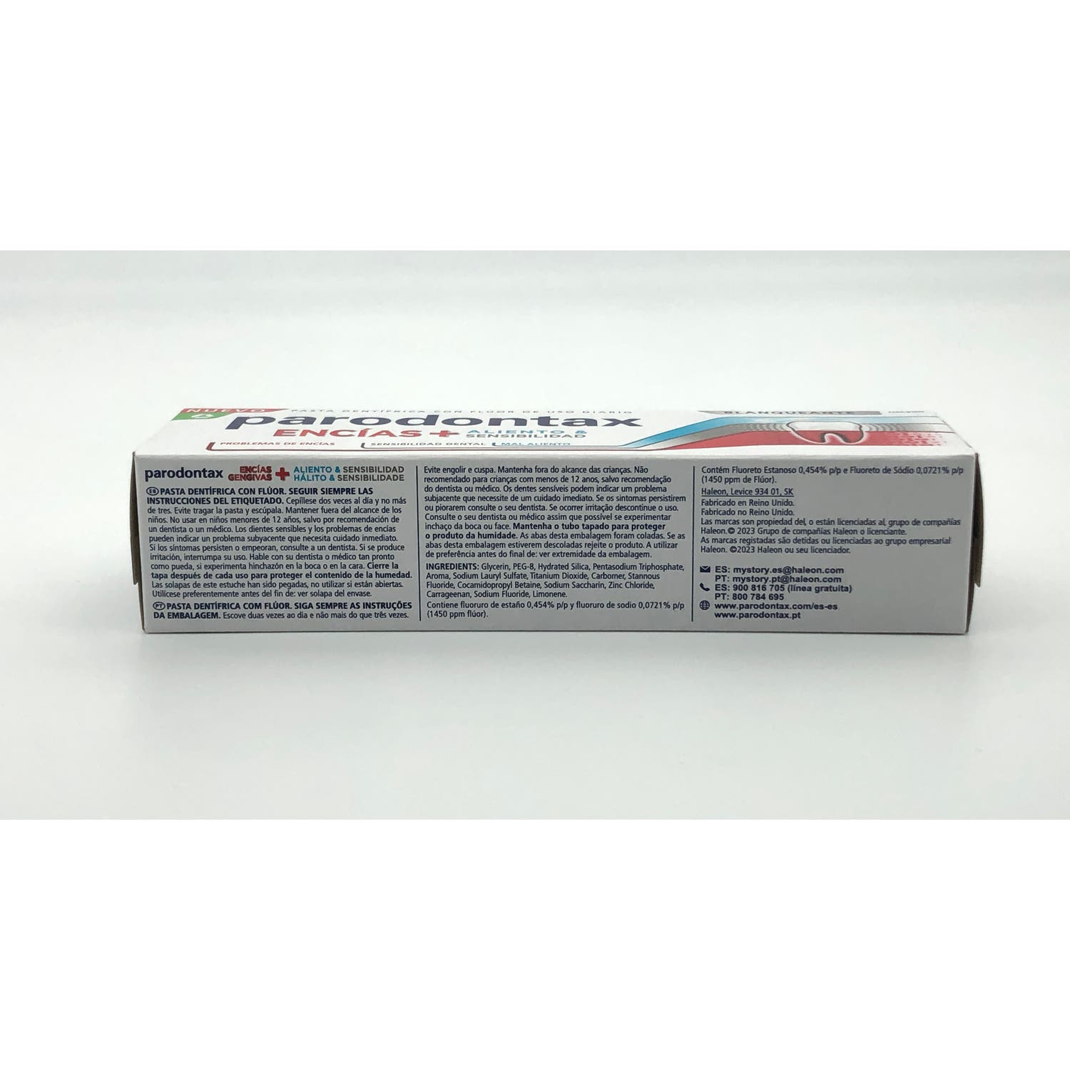 Parodontax Encías + Aliento & Sensibilidad Blanqueante 75ml