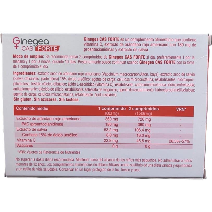 Ginegea Cas Forte 30 Comprimidos