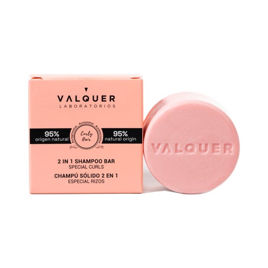 Valquer Champú Sólido 2 en 1 Especial Rizos 70 g