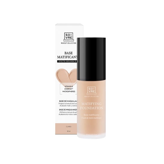 Soivre Cosmetics Base Maquillaje Matificante Claro 30ml
